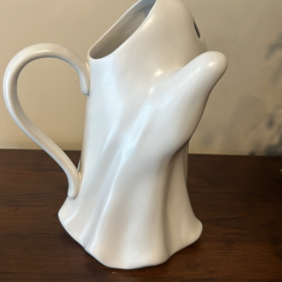 Halloween Stoneware Ghost Beverage Pitcher White - Threshold™ 1280m LAST ONE - Picture 8 of 8